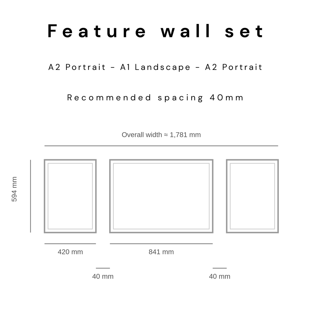 Feature Wall Set - A2 | A1 | A2