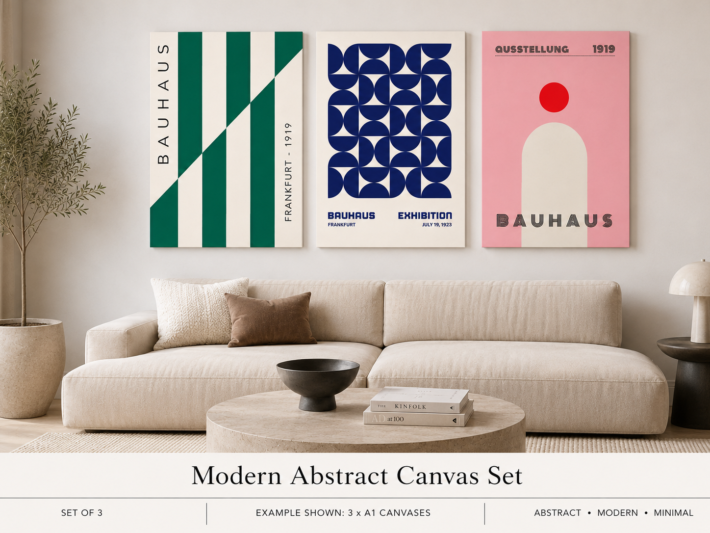 Modern Abstract Canvas Set
